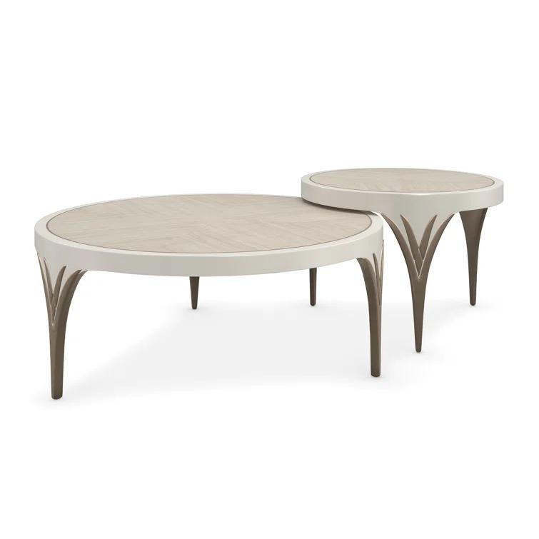 Caracole Compositions Valentina Solid Wood Coffee Table