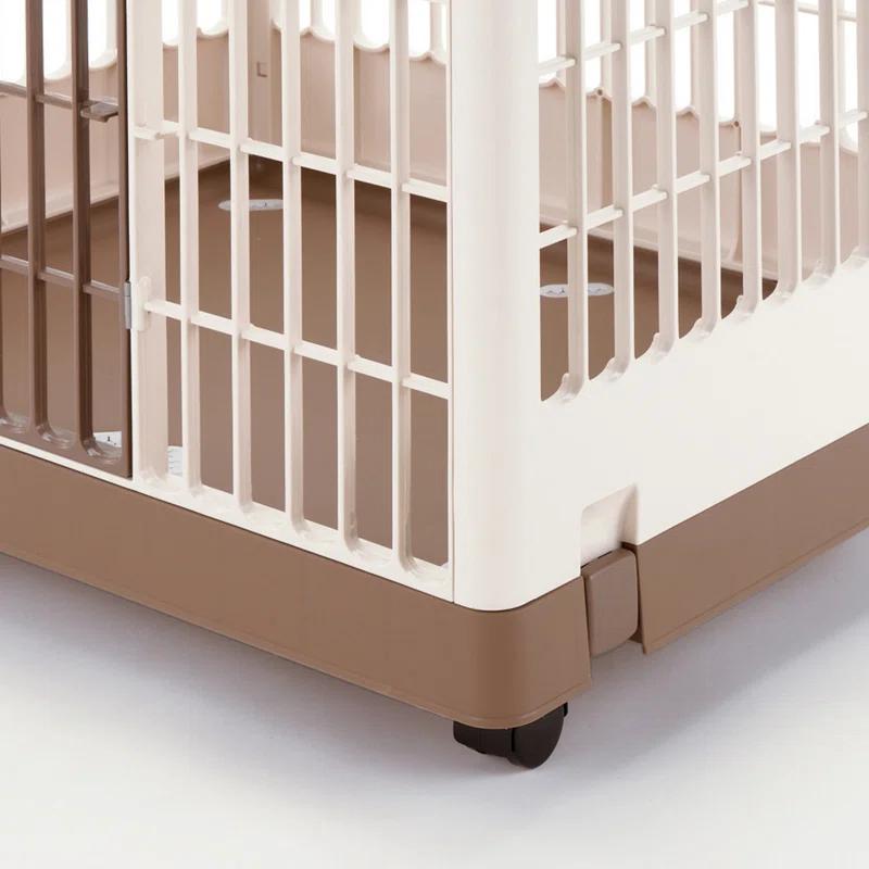 Richell Plastic Pet Crate with 2 Doors