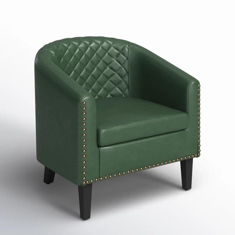 Boney 29 " Wide Tufted Barrel Chair