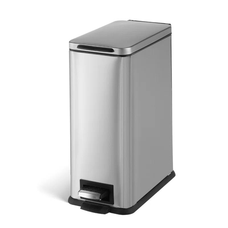 2.5 Gallon Slim Trash Can, for Bathroom and Office