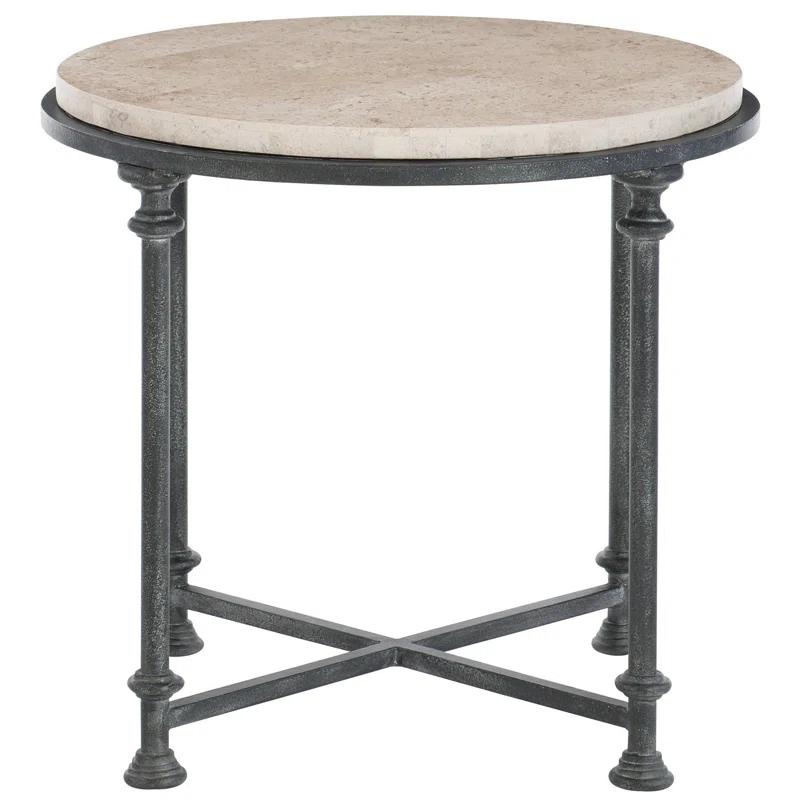 Bernhardt Galesbury Stone Top End Table
