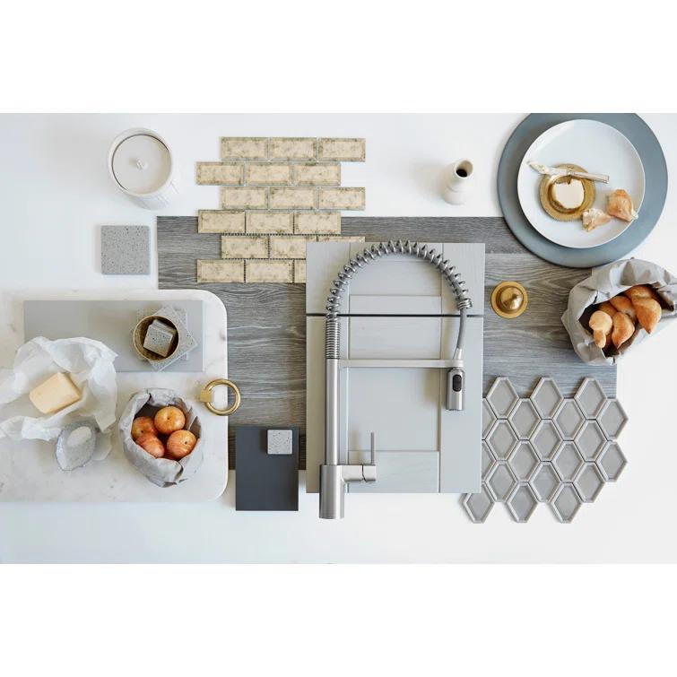 Moen Align MotionSense Wave Single Handle Spring Pulldown Kitchen Faucet with Power Clean Technology