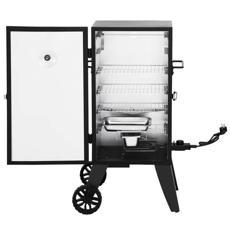 Royal Gourmet Royal Gourmet 28-Inch Analog Electric Smoker with 3 Cooking Grates, 1350W Output, Adjustable Temperature Control, Black