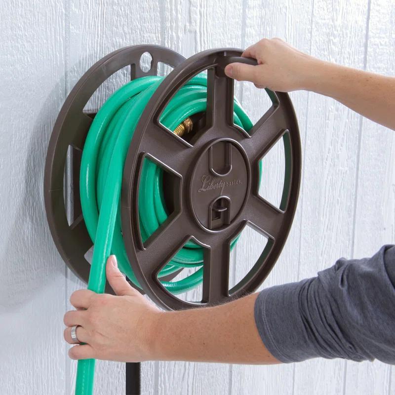 Liberty Garden Plastic Wall Hose Reel