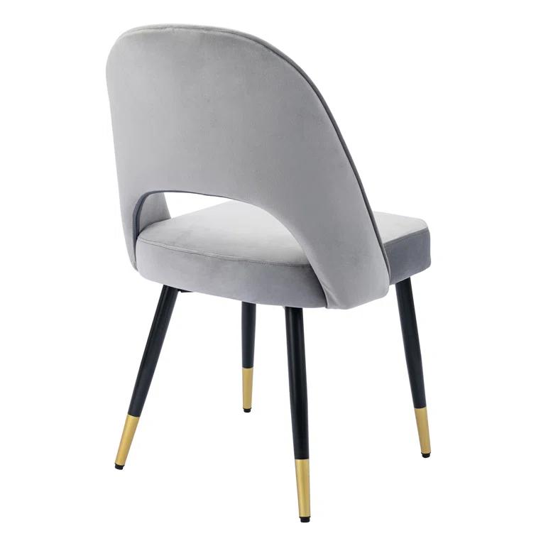 Mercer41 Volena 19.1'' H Velvet Upholstered Side Chair (Set of 2)