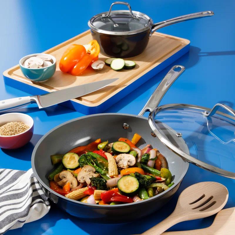 Sur La Table Kitchen Essentials 10 - Piece Non-Stick Aluminum Cookware Set