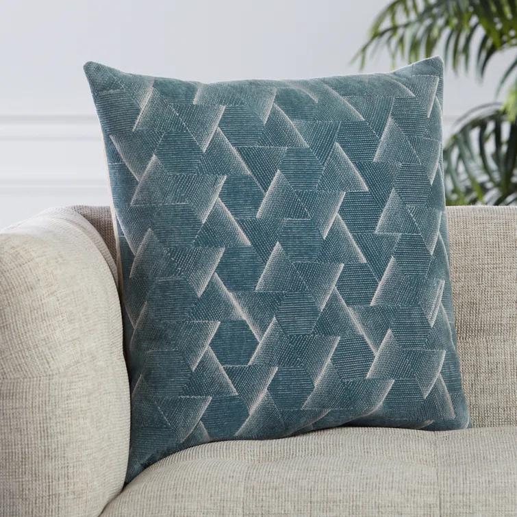 Gretchen Geometric Cotton Throw Pillow