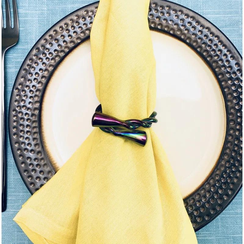 Classy R Us Metal Napkin Ring (Set of 8)