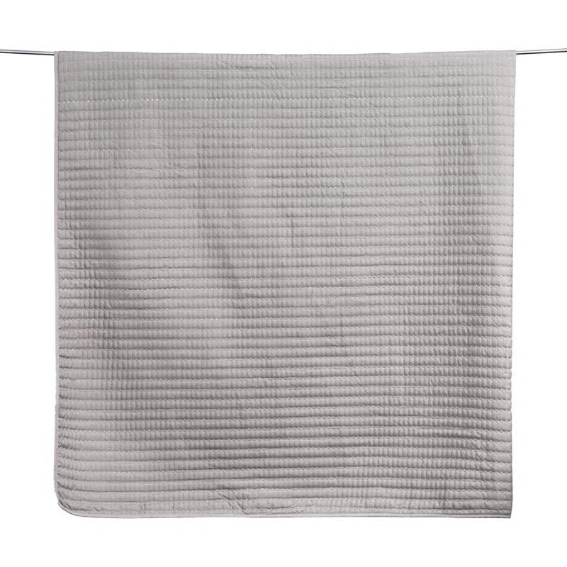 FreshFolds Modern & Contemporary Stripe Stitched Quilt Set with Shams