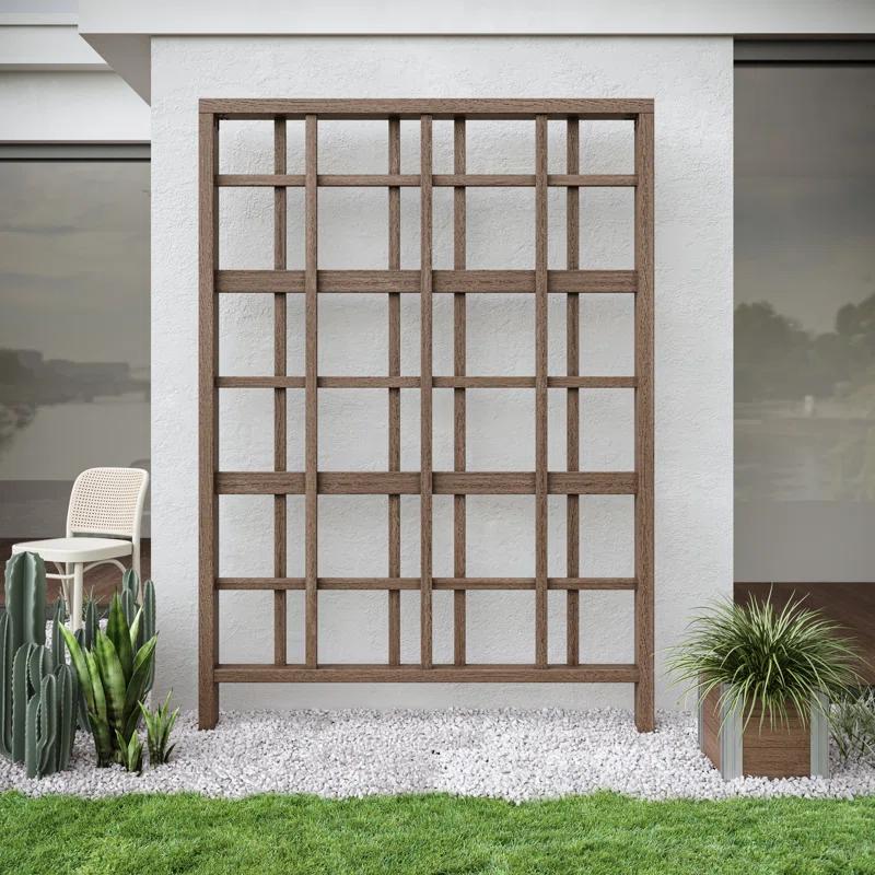 Vita 84'' H x 60'' W Vinyl Lattice Panel Trellis