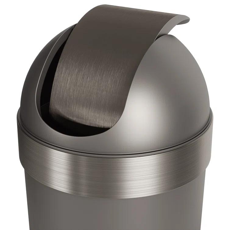 Umbra Venti Plastic Swing Top Kitchen Trash Can - 16 Gallons