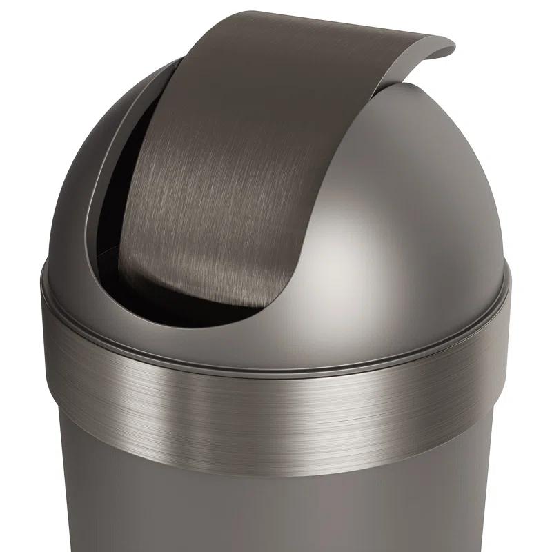 Umbra Venti Plastic Swing Top Trash Can - 16 Gallons
