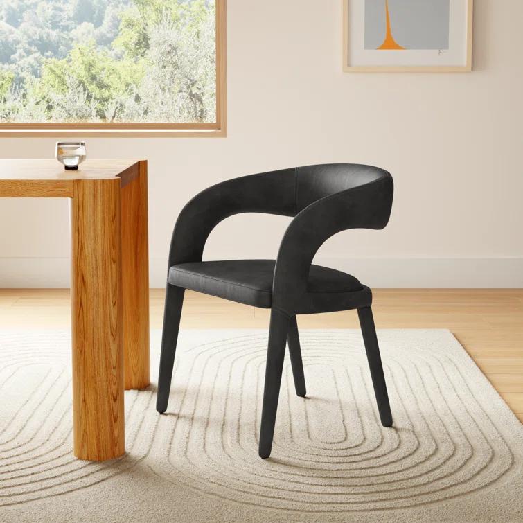 Freestyle Vegan Leather Dining Armchair