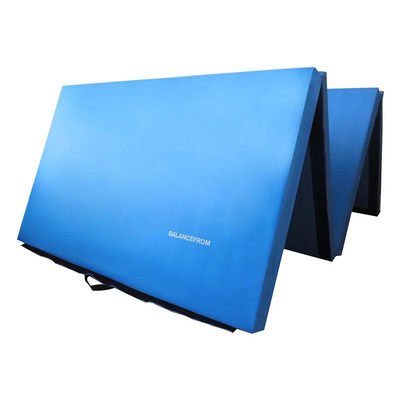 BalanceFrom Fitness BalanceFrom Fitness All Purpose Folding Gymnastics Gym Exercise Mat for Yoga, Aerobics, Pilates, and Martial Arts