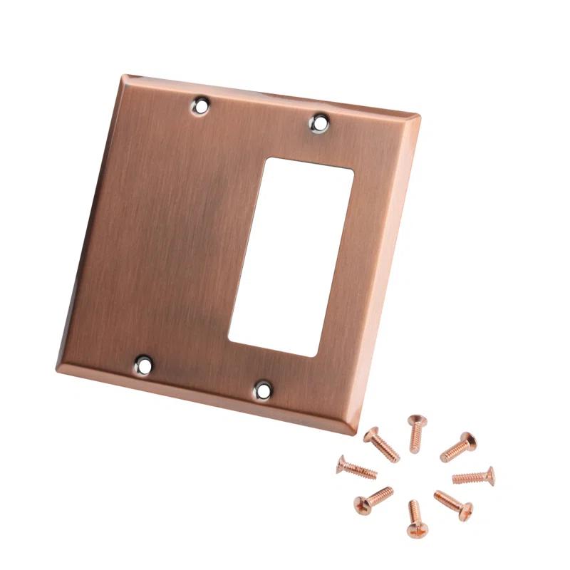 No Subject 1 - Gang Standard Combination Wall Plate