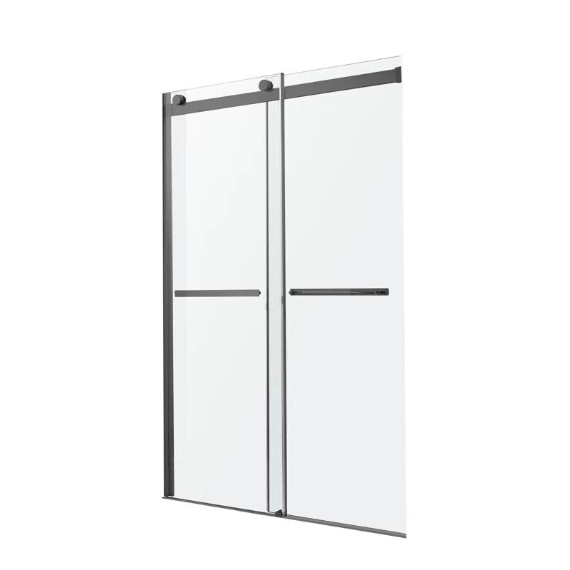 Kahn 60" W x 76" H Double Sliding Frameless Shower Door