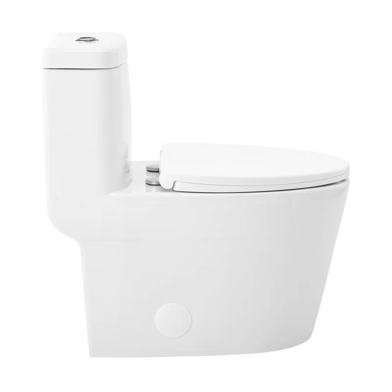 Swiss Madison CT-1T104 Fulton One-Piece Elongated Toilet Dual-Flush 1.1/1.6 Gpf