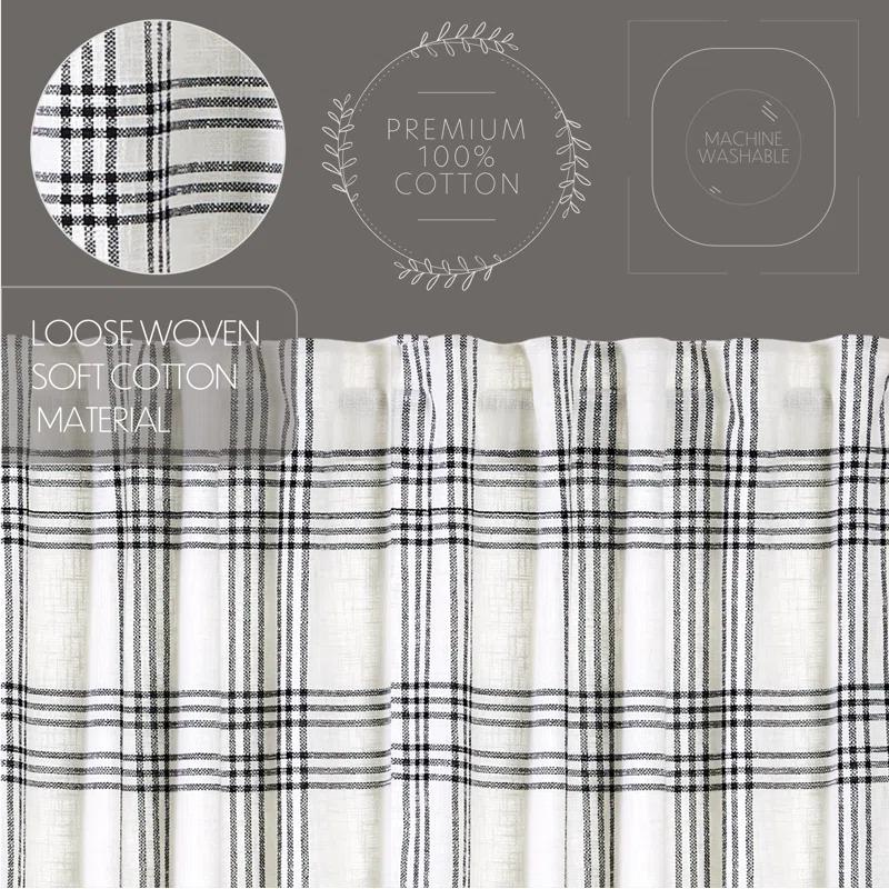 Gracie Oaks Cohe Cotton Room Darkening Curtain Panel Pair