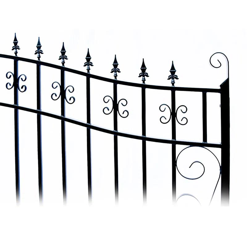 ALEKO Steel Dual Swing Driveway Gate - VENICE Style