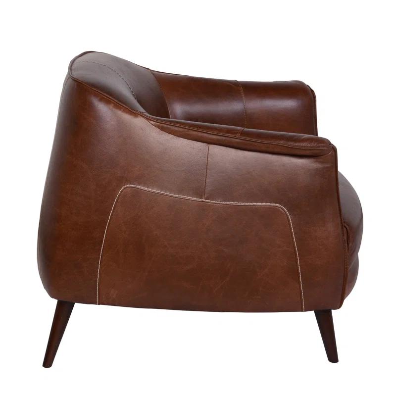 Classic Home Leather Club Chair