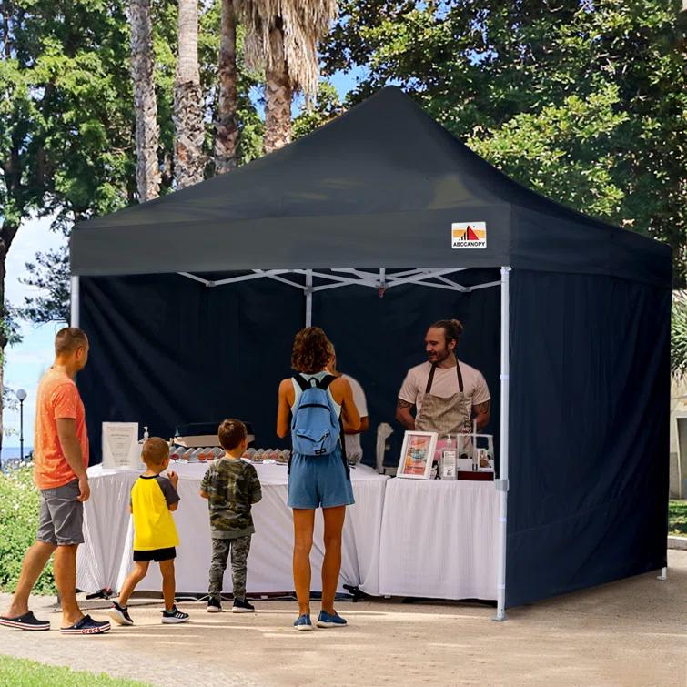 ABCCANOPY Commercial 10 ft. W x 10 ft. D Instant Shade Pop-Up Canopy The Pop Up Canopies