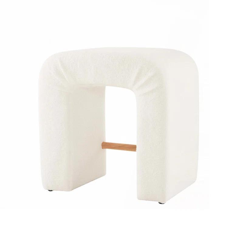 Orren Ellis Upholstered Boucle Dining Chairs, Set of 2 (Set of 2)