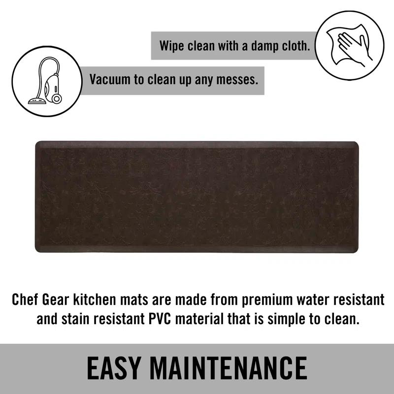 Chef Gear Embossed Soothing Comfort Anti-Fatigue Mat