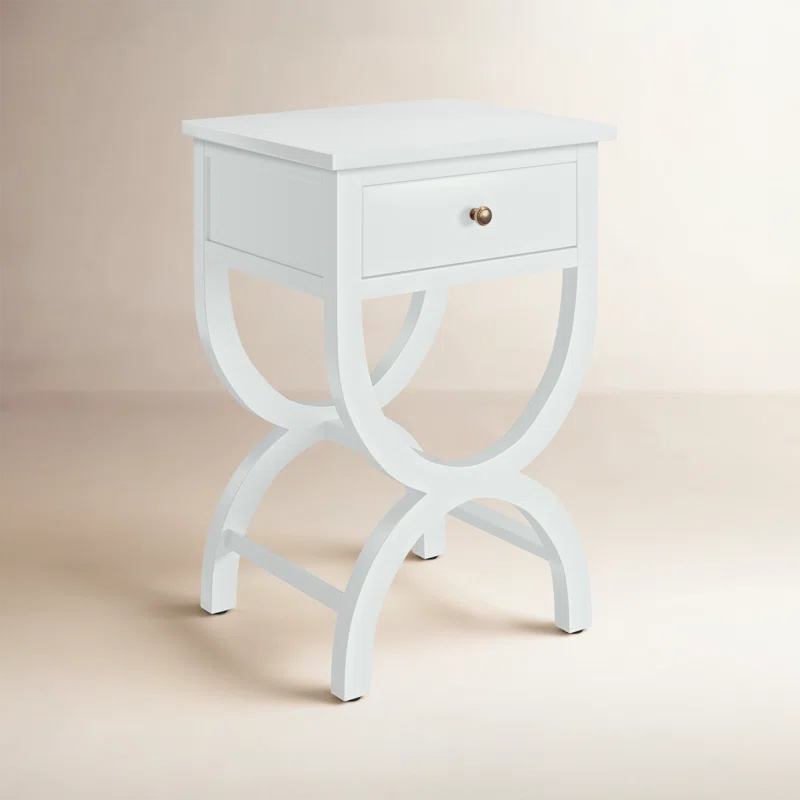Floris End Table With Storage