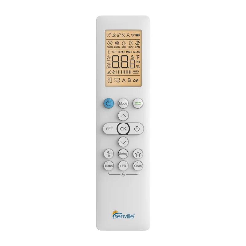 Senville Senville 24000 BTU Wi-Fi Connected Ductless Mini Split Air Conditioner for 1400 Square Feet with Heater and Remote Included