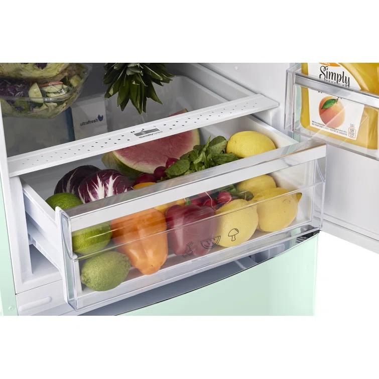 Unique Appliances Classic Retro 24 In 12 Cu.ft Bottom Mount Fridge Auto Defrost, Energy Star Certified, Counter Depth UGP-340L LG AC