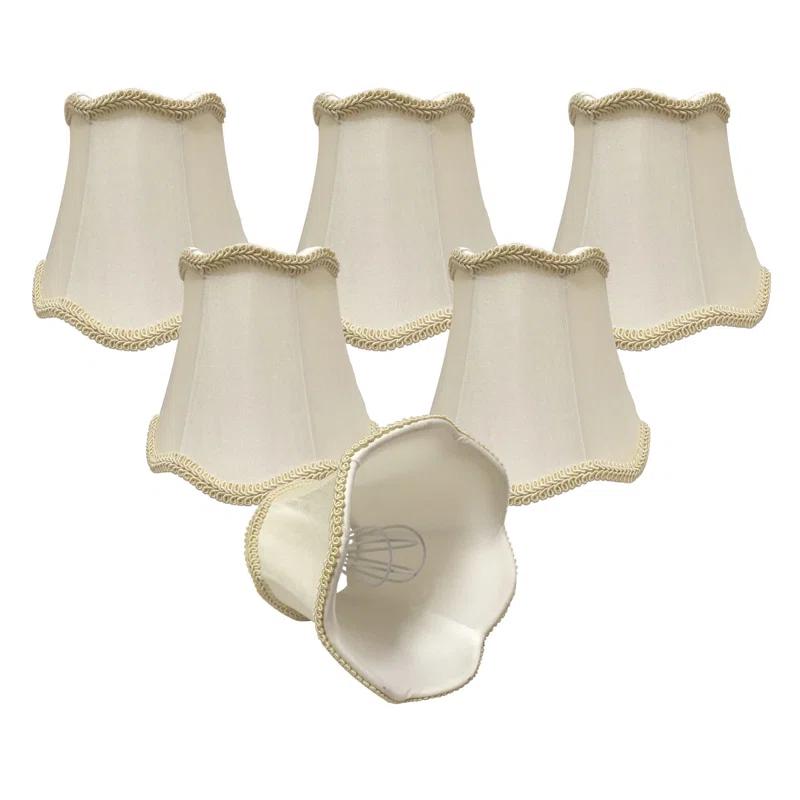 Astoria Grand 4.5'' H Silk Bell Candelabra Shade (Set of 6)