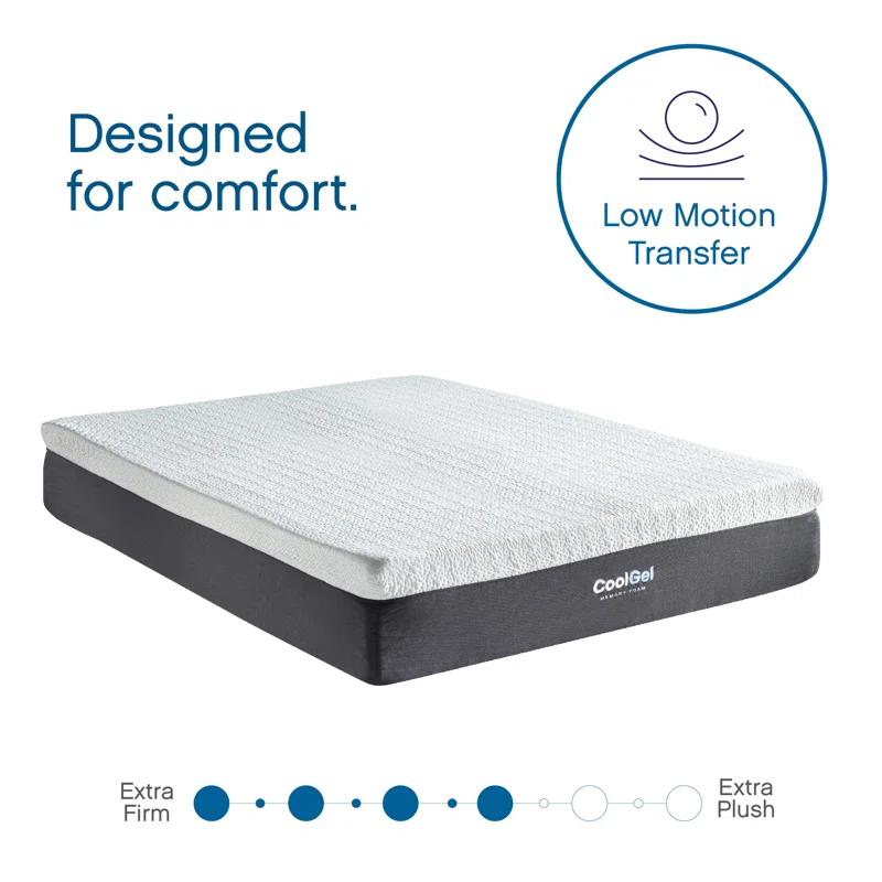 Classic Brands 12" Medium Cool Gel Memory Foam Mattress