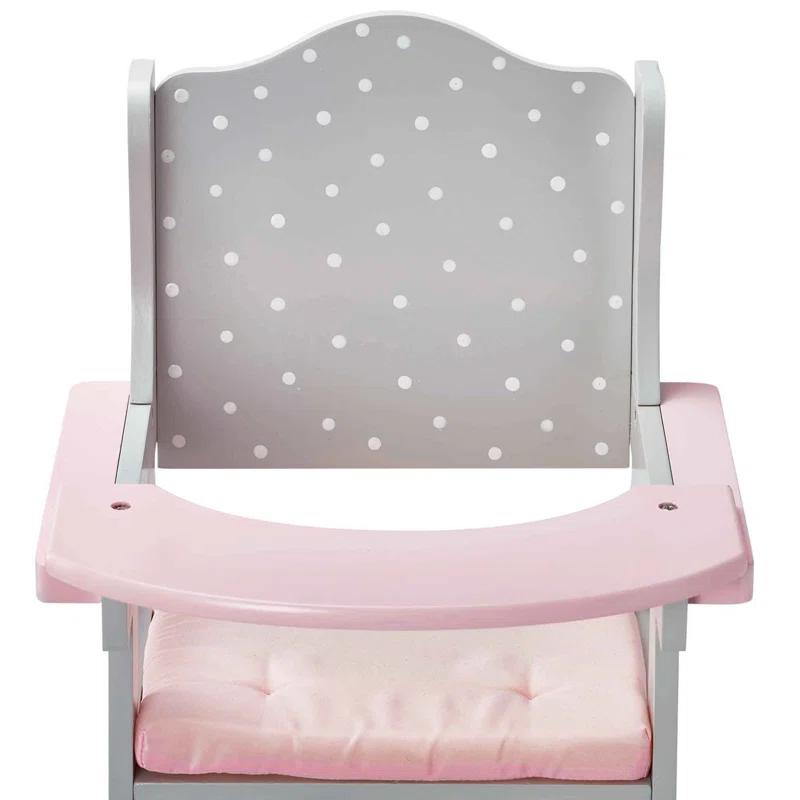 Olivia's Little World Olivia's Little World Wooden Baby Doll High Chair