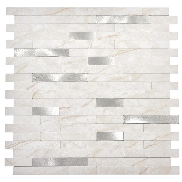 Avant Decor Aluminum Peel and Stick Mosaic Tile