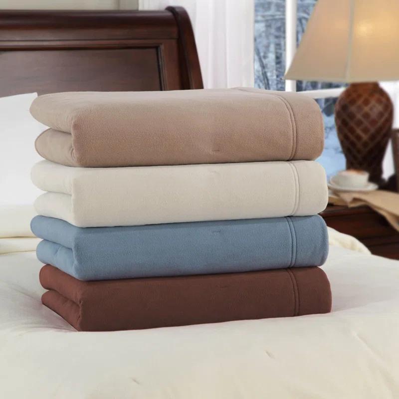 Swift Home Softheat Polyester Microfleece Low-Voltage Heated Electric Blanket