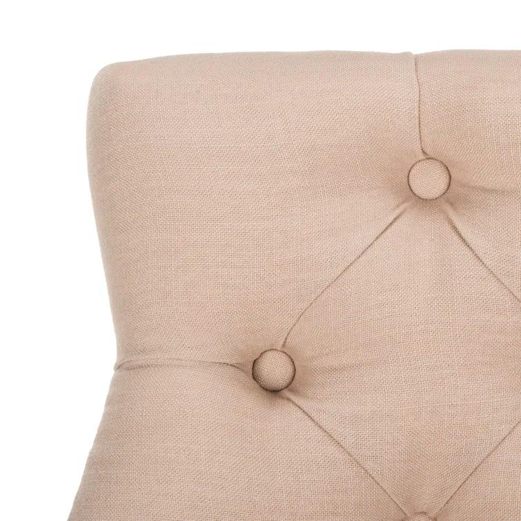 Safavieh Eleni Tufted Wing Back Bar Stool | Wayfair