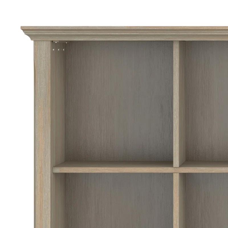 Simpli Home Acadian 57"W Solid Wood Storage Console Table