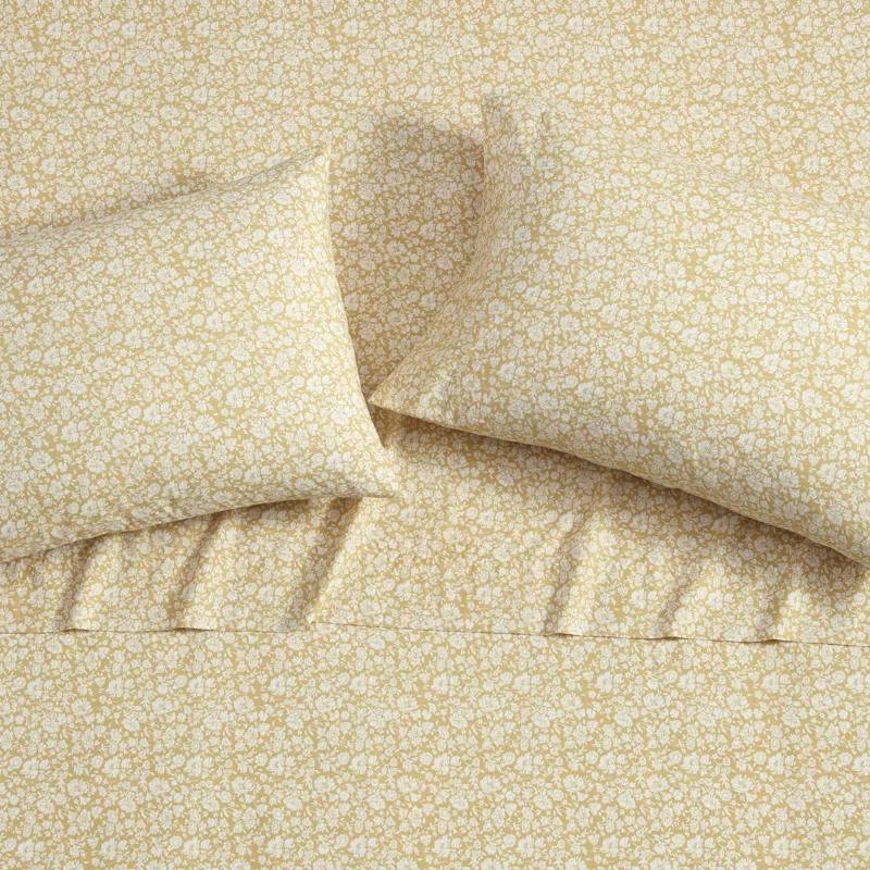 Laura Ashley Laura Ashley Printed Cotton Percale Sheet Set