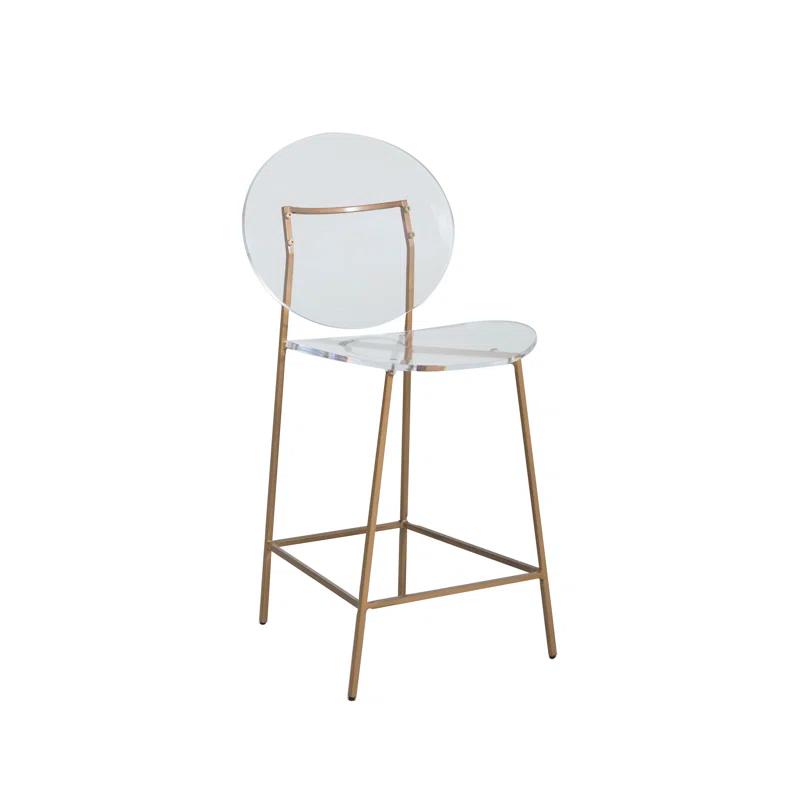 Sandy Counter Stool with Metal Frame