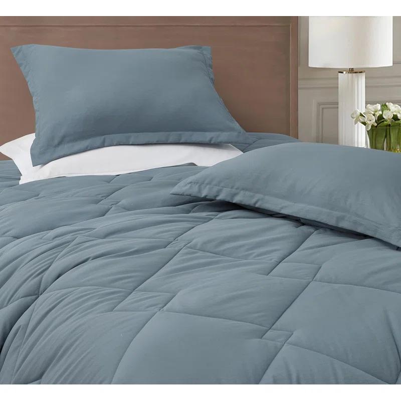 Chezmoi Collection Logan Solid Comforter Set