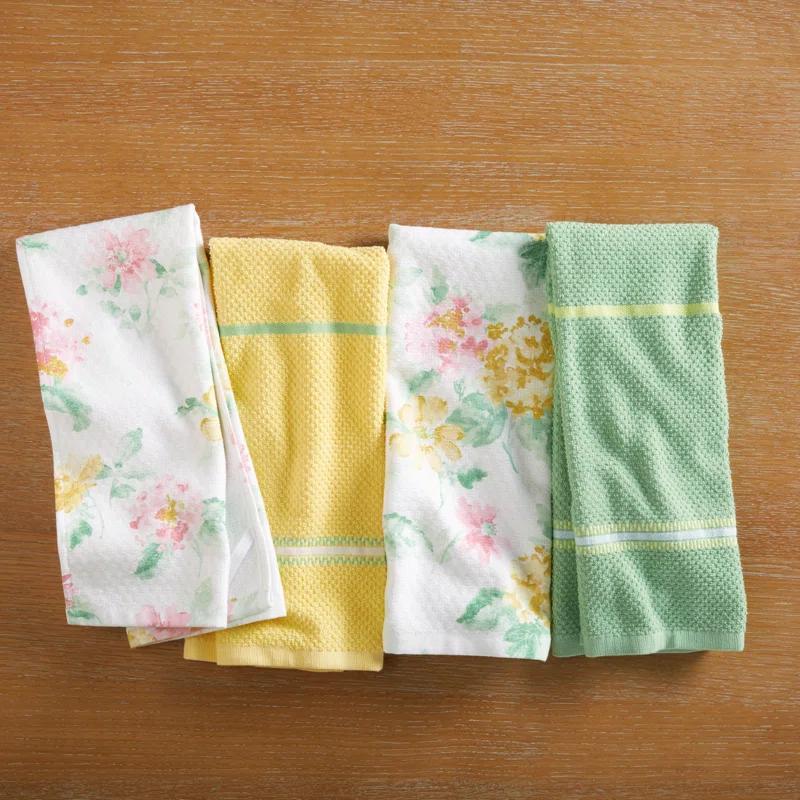 Martha Stewart Martha Stewart Amber Floral Kitchen Towel Set 4-Pack