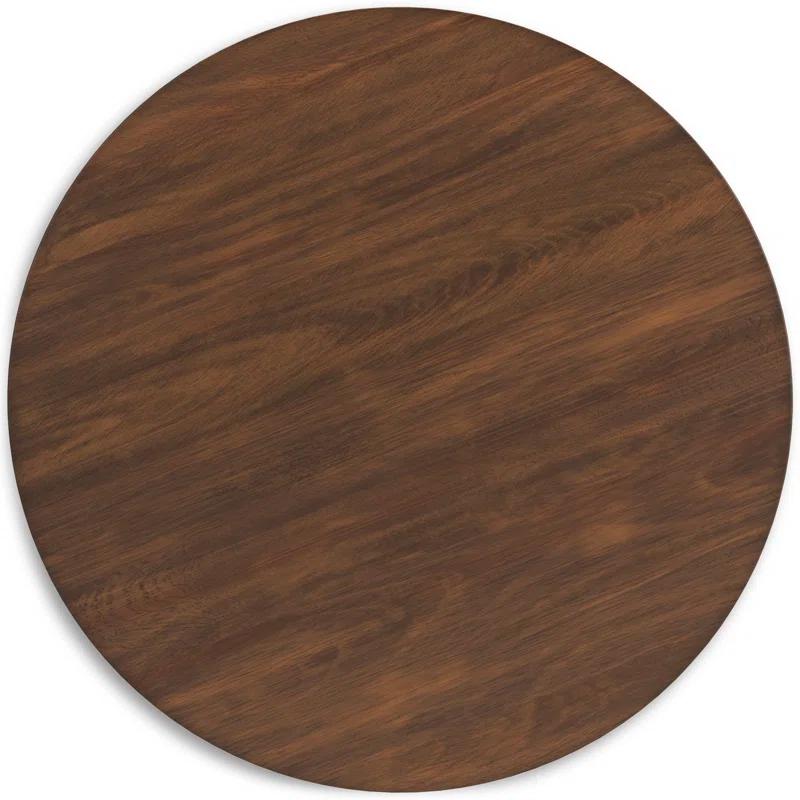 George Oliver Anvi Round Solid Wood Base Dining Table