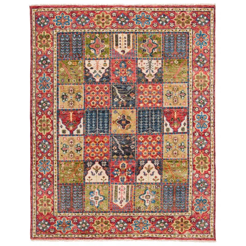 Safavieh Samarkand Hand Knotted 70% Wool And 30% Cotton Southwestern Rug