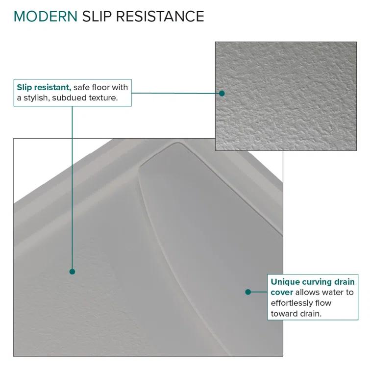 Transolid Transolid 60-in x 32-in Cast Solid Surface Tub Replacement Base Linear FSLB6032L-87