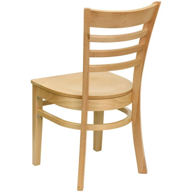 Red Barrel Studio® Ladder Back Wooden Restaurant Chair