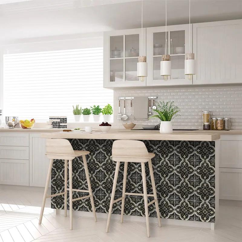 5'' W x 5'' L Vinyl Peel and Stick Mosaic Tile (Set of 24)