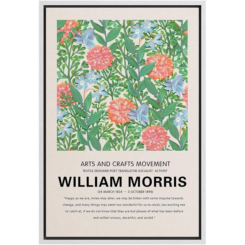 SIGNLEADER " Rose Flower Garden Nature Wilderness Illustrations " by William Morris