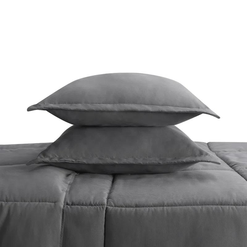 Serta Microfiber 3 Piece Comforter Set