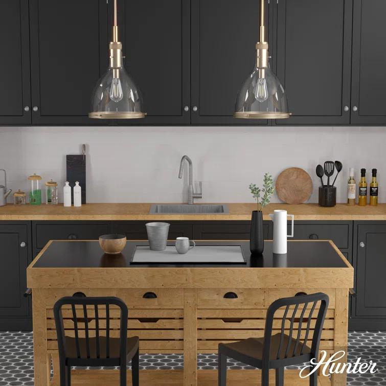 Hunter Fan Van Nuys 1 Light Bell Pendant