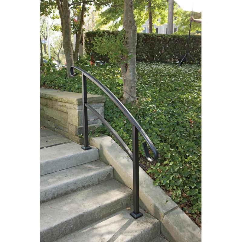 Barrette Outdoor Living Handirail 4-Step Aluminum Rail Kit